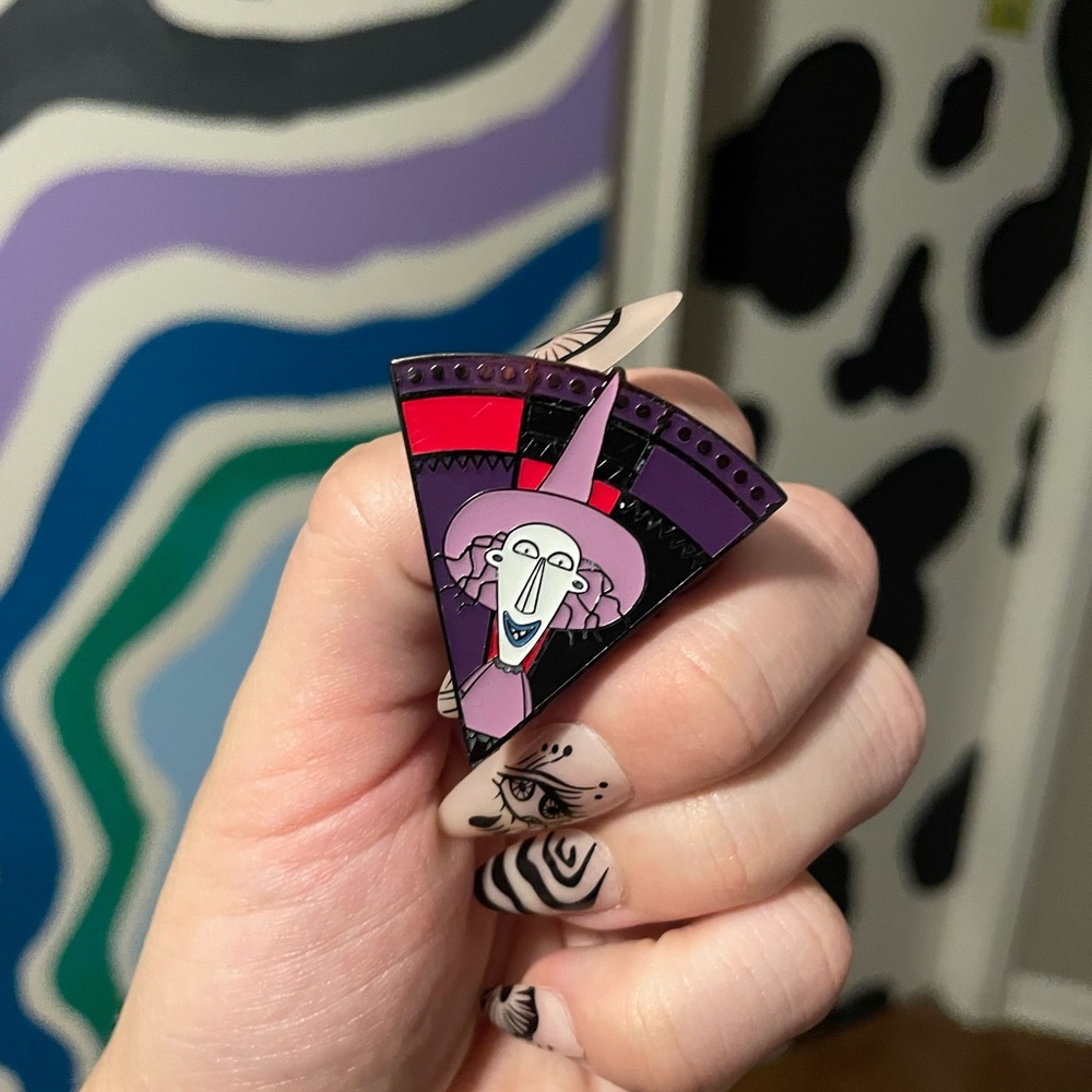 NBC Mystery Wheel Enamel Pin